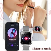 tanie Inteligentne bransoletki-696 MK88 Inteligentny zegarek 1.75 in Inteligentne Bransoletka Bluetooth Powiadamianie o połączeniu telefonicznym Rejestrator snu Pulsometry Kompatybilny z Android iOS Damskie Odbieranie bez użycia