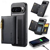 billige Andre telefonetuier-telefon Etui Til Pixel 9 Pro Pixel 9 Pro XL Pixel 8 Pro Pixel 8 Pixel 9 Bakdeksel med stativ Avtagbar Magnetisk Kontor / Bedrift TPU PU lær