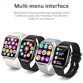 Χαμηλού Κόστους Smartwatch-iMosi KT64 Εξυπνο ρολόι 1.96 inch Έξυπνο ρολόι Bluetooth Βηματόμετρο Υπενθύμιση Κλήσης Παρακολούθηση Ύπνου Συμβατό με Android iOS Γυναικεία Άντρες Κλήσεις Hands-Free Αδιάβροχη Έλεγχος Μέσων IP 67 39