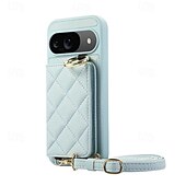 お買い得  その他のスマホケース-電話 ケース 用途 ピクセル9プロ ピクセル9プロXL Pixel 8 Pro Pixel 8 ピクセル9 バックカバー スタンド付き ストラップ付き カード挿入口 レトロ風 TPU PUレザー