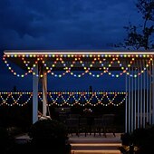 abordables Guirlandes lumineuses USB-Guirlande lumineuse LED alimentée par USB 4 m 138 LED en forme de vague pour intérieur et extérieur, fête, avant-toit, rampe d&#039;escalier, vacances, Noël, nouvel an, éclairage coloré, 1 pièce