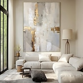 cheap Landscape Paintings-Wabi sabi artwork handmade Wall Art White Beige Abstract Painting on Canvas A Pair Beige Texture gold painting handpainted Wall Art Neutral Abstract painting Wall Art Boho Wal Decor