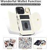 tanie Etui do iPhone&#039;ów-telefon Kılıf Na iPhone&#039;a 16 Pro Max Plusa iPhone&#039;a 15 Pro MaxPlus iPhone 14 13 12 11 Pro Max Plus iPhone 14 Pro Max iPhone 13 12 11 Pro Max Osłona tylna Uchwyt pierścieniowy Gniazdo karty Odporny na