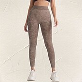 tanie Legginsy i legginsy do jogi-Damskie Spodnie do jogi Legginsy do jogi Scrunch Butt Ruched Butt Lifting Podnoszenie pośladków Wyszczuplenie brzucha Wysoka talia Pilates Trening w siłowni Trening Rajstopy Jednokolorowe Ciemnoszary