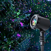 abordables Proyector de la lámpara  y proyector láser-Proyector de luces láser para Navidad para exteriores, proyector de luces navideñas de 3 colores y 50 pies con control remoto, luces de luciérnagas, lluvia de estrellas, luces láser, decoraciones