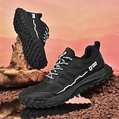 baratos Ténis para Homem-tênis de corrida de trilha bege masculino - tênis esportivos leves com sola antiderrapante para caminhadas e aventuras ao ar livre