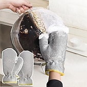 cheap Cleaning Supplies-Housework Cleaning Gloves Steel Wire Ball Dish Washing Gloves Kitchen Dishcloth Dishwashing Cleaning Cloth Cleaning Tools