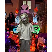 levne Masky-Zombie předvečer Všech svatých Maska Plná hlava Realistická maska Beetlejuice Strašidelný kostým Dospělé Unisex předvečer Všech svatých Karneval Výkon Párty Jednoduché Halloweenské kostýmy Oblékněte