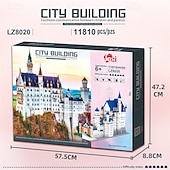 זול צעצועים בנייה-אבני בניין אדריכלי 11810 pcs תואם ABS + PC לגו יצירתי צעצועים לחץ לחץ דם אינטראקציה בין הורים לילד לילד צעצועים מתנות