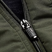 billiga Sportjacka-Herr Utomhusjacka Vinterkappa Fleece-jacka Hoodiejacka Dagligen Semester Håller värmen Vindtät Ficka Avtagbar huva Vår &amp; Höst Färgblock Mode Klassisk Huva Normal Svart Röd Kungsblå Armégrön Jacka