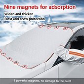 economico Parasole e aletta parasole per auto-telo copriauto invernale telo copriauto antigelo auto mezzo garage protezione grandine parabrezza protezione solare con magnete set invernale auto
