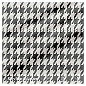 baratos Magro-Homens Houndstooth Social Cintura Média Business casual Formal Dia a Dia Zíper Bolsos Verão Primavera Outono Impressão 3D Preto e Branco