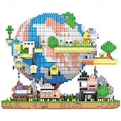 Недорогие Конструкторы-rchitecture global village micro building block set5452pcs - архитектурные модели игрушки подарки для детей и взрослых