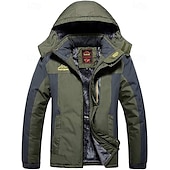 halpa Fleece ja 3 in 1 takit-miesten talvitakki fleecetakki softshell tuulitakki kiipeily lumiurheilu lämpö lämmin vedenpitävä hupullinen urheiluasu