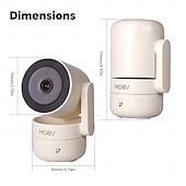 cheap Indoor IP Network Cameras-Tuya 4MP WiFi PTZ Cameras Smart Home Motion Monitor IR Night Vision Two-way Intercom Home CCTV Surveillance Monitoring Cameras