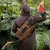 billige Tilbehør og mer-Punk og gotisk Kostymer i middelalderstil Renessanse Cosplay kostyme Kogger kriger Tempelridder Vikinger Herre Dame Viking fantasi Maskerade Ytelse Fest Renessansemesse Voksne Mer Tilbehør