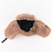billige Utendørs hodeplagg-Herre Aviator Hat Hold Varm Vindtett Bekvem til Fisking Camping / fotturer / grotting Reise Helfarge Polyester Vinter Høst