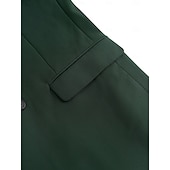 olcso Hazatérő öltönyök-Férfi Esküvő Parti ruhák Sálhajtóka Fekete Királykék Divat Üzlet Egyszínű Standard 2 részes készlet Egysoros egy gombos