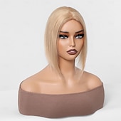 preiswerte Toupets-Alles Echthaar Toupees Glatt Vollspitze Damen / Klassisch / Einfaches An- und Ausziehen Party / Party / Abend / Abendgesellschaft