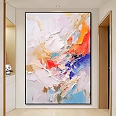 cheap Abstract Paintings-Mintura Handmade Abstract Texture Oil Paintings On Canvas Wall Art Decoration Modern Picture For Home Decor Rolled Frameless Unstretched Painting