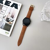 olcso Samsung óraszíjak-Óraszíj mert Samsung Galaxy Watch 3 45mm, Galaxy Wacth 46mm, Gear S3 Classic / Frontier, Gear 2 Neo Live Műbőr Csere Szíj Állítható Solo Loop Karszalag