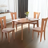 ieftine Husa scaun de sufragerie-2 buc. husă scaun scaun de sufragerie husă scaun elastic alb negru gri moale burgundy roșu culoare solidă protectoare de mobilier durabil lavabil pentru petrecere în sufragerie