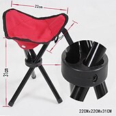 cheap Camping Tools, Carabiners &amp; Ropes-Outdoor Folding Triangular Stool Fishing Chairs Camping Multifunction Small Benches Foldable Stools Household Daily Storage