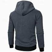 cheap Basic Hoodies-Men&#039;s Hoodie Full Zip Hoodie Tactical Hoodie Black Light Grey Dark Gray Hooded Plain Tactical Sports &amp; Outdoor Daily Streetwear Cool Casual Winter Spring &amp;  Fall Clothing Apparel Hoodies Sweatshirts