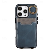 olcso iPhone-tokok-telefon Ügy Kompatibilitás iPhone 16 Pro Max Plus iPhone 15 Pro Max Plus iPhone 14 13 12 11 Pro Max Plus iPhone 14 Pro Max iPhone 13 12 11 Pro Max Fekete tok Állvánnyal Tartó gyűrű csuklópánttal Retro