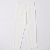 abordables Mince-Homme pantalon de costume Pantalon Pantalon plissé Pantalon de costume Pantalon Gurkha Poche Taille haute Plein Confort Mariage Bureau Travail Elégant Rétro Vintage Noir Blanche Taille haute