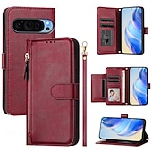 levne Ostatní pouzdra-telefon Carcasă Pro Google Pixel 9 Pro Pixel 9 Pro XL Pixel 8 Pro Pixel 8 Pixel 9 Pixel 7 Pixel 7 Pro Pixel 6 Pixel 6 Pro Pouzdro na peněženku se stojánkem Zip Ochrana celého těla Retro TPU PU kůže