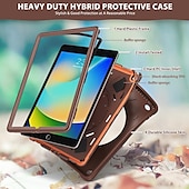 Недорогие чехол для iPad-Таблетка Чехлы панели Назначение Apple iPad Air 11 дюймов (2024 г.) iPad Air 13 дюймов (2024 г.) iPad Про 11 дюймов (2024 г.) iPad Про 13 дюймов (2024 г.) iPad 10,9 дюймов 10-й Айпад Эйр 5-й ipad 9th