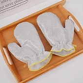 cheap Cleaning Supplies-Housework Cleaning Gloves Steel Wire Ball Dish Washing Gloves Kitchen Dishcloth Dishwashing Cleaning Cloth Cleaning Tools