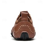 cheap Men&#039;s Sneakers-Men&#039;s White Perforated Casual Shoes with Hand-Stitched Detailing, Breathable Mesh Upper and Comfortable Slip-On Design