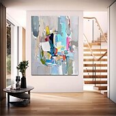 preiswerte Stillleben-Gemälde-abstrakte Malerei handgemachte moderne bunte Pattle Knife Ölgemälde handgemalte Wandkunst abstrakte Gemälde auf Leinwand Acryl Meer Ölgemälde Wandkunst Ozean Fine Art Ölgemälde für Schlafzimmer Kunst