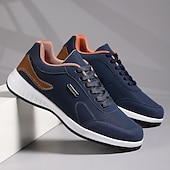 economico Sneakers da uomo-scarpe da ginnastica sportive casual da uomo color cuoio con suola ammortizzata e design allacciato – comode scarpe da passeggio per tutti i giorni