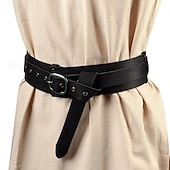 baratos Acessórios e mais-Retro Vintage Medieval Renascentista Cinto Feira Ren Homens Celta Viking Baile de Máscaras LARP Ren Faire Adulto Cinto