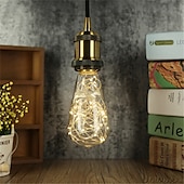 ieftine Lumini Neon LED-becuri glob led alb cald e27 g95, 1w 150lm, becuri pentru decor craciun 85-265v 1/2buc