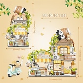 Недорогие Конструкторы-Конструкторы Архитектура 1077 pcs совместимый ABS + PC Legoing Творчество Декомпрессионные игрушки Взаимодействие родителей и детей для ребенка Игрушки Подарок
