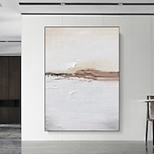 cheap Landscape Paintings-Wabi sabi artwork handmade Wall Art White Beige Abstract Painting on Canvas A Pair Beige Texture gold painting handpainted Wall Art Neutral Abstract painting Wall Art Boho Wal Decor