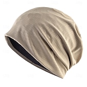 olcso Beanie sapka-Férfi Uniszex Sapka Sapkák Fekete Rubin Poliészter Kényelmes Hétköznapi viselet Alkalmi Egyszínű / Sima szín Légáteresztő