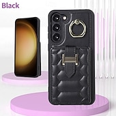 Недорогие Чехлы для Samsung-Чехол для телефона для S22 S21 S20 Plus Ultra S21 FE A54 A34 A14 A53 A12 A52 A13 5G A13 S20 FE с подставкой с ремешком на запястье ретро TPU PU кожа
