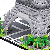 cheap Building Toys-3585pcs Paris Eiffel Tower Building Blocks Set - Explore World Architecture with Educational Toys Perfect for Halloween Thanksgiving Christmas and Easter Gifts