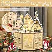 levne Adventní kalendář-1 sada Prázdninový Vánoční ozdoby / Vánoční adventní kalendář / Pro chlapce, Sváteční dekorace Oslava Zahrada Svatební dekorace 25*30*20 cm