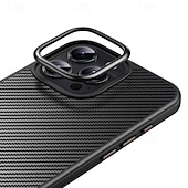 お買い得  iPhone用ケース-電話 ケース 用途 iPhone 16 Pro Max プラス iPhone 15 プロマックスプラス iPhone 14 13 12 Pro Max Plus iPhone 14 Pro Max iPhone 13 12 11 Pro Max バックカバー 磁石バックル ワイヤレス充電をサポート 耐衝撃 レトロ風 TPU カーボンファイバー