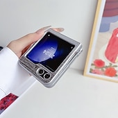 Недорогие Чехлы для Samsung-телефон Кейс для Назначение SSamsung Galaxy Z-флип 7 Z-флип 6 Z Flip 5 Z Flip 4 Z Flip 3 Кейс на заднюю панель Защита от удара Ретро ТПУ Кожа PU