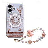 abordables Carcasas iPhone-teléfono Funda Para iPhone 16 Pro Max Plus iPhone 15 Pro Max Plus iPhone 14 13 12 11 Pro Max Plus iPhone 14 Pro Max iPhone 13 12 11 Pro Max Funda Trasera Magnética Soporte de carga inalámbrica con