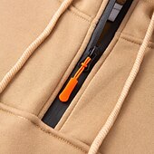 economico felpe con cappuccio da uomo di base-Per uomo Felpa con cappuccio Felpa con zip Felpa con cappuccio in pile Compatto Nero Blu marino Cachi Grigio chiaro Grigio scuro Con cappuccio mezza cerniera Liscio Tasche Ufficio Sportivo Informale