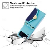 Недорогие Чехлы для Samsung-телефон Кейс для Назначение Z-флип 6 Z Flip 5 Z Flip 4 Z Flip 3 Кейс на заднюю панель со стендом с ремешком с ремешком на запястье Ретро ТПУ Кожа PU