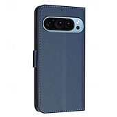 お買い得  その他のスマホケース-電話 ケース 用途 ピクセル9プロ ピクセル9プロXL Pixel 8 Pro Pixel 8 ピクセル9 Pixel 7 Pixel 7 Pro Pixel 6 Pixel 6 Pro フリップカバー スタンド付き リストストラップ付き カード挿入口 レトロ風 TPU PUレザー